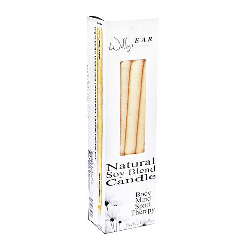 Wallys Natural Products Soy Blend Multi-Purpose Hollow Candles - 12 Pack